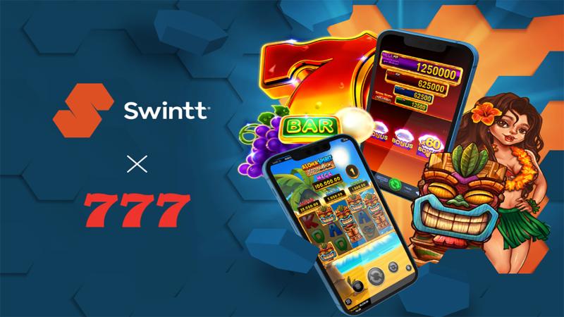 Swintt teams up with Casino 777